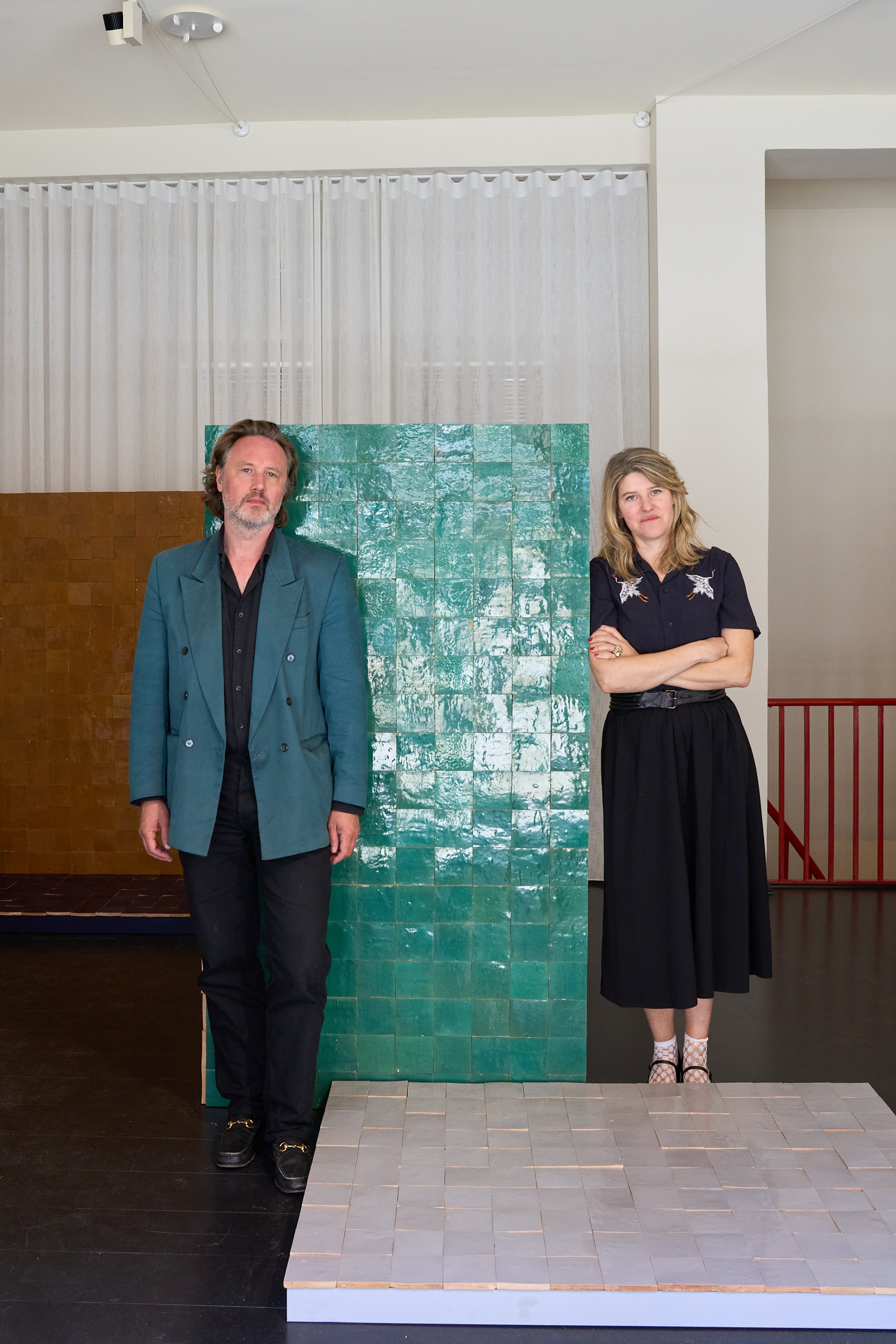 Portrait of Belgian design duo Muller Van Severen.