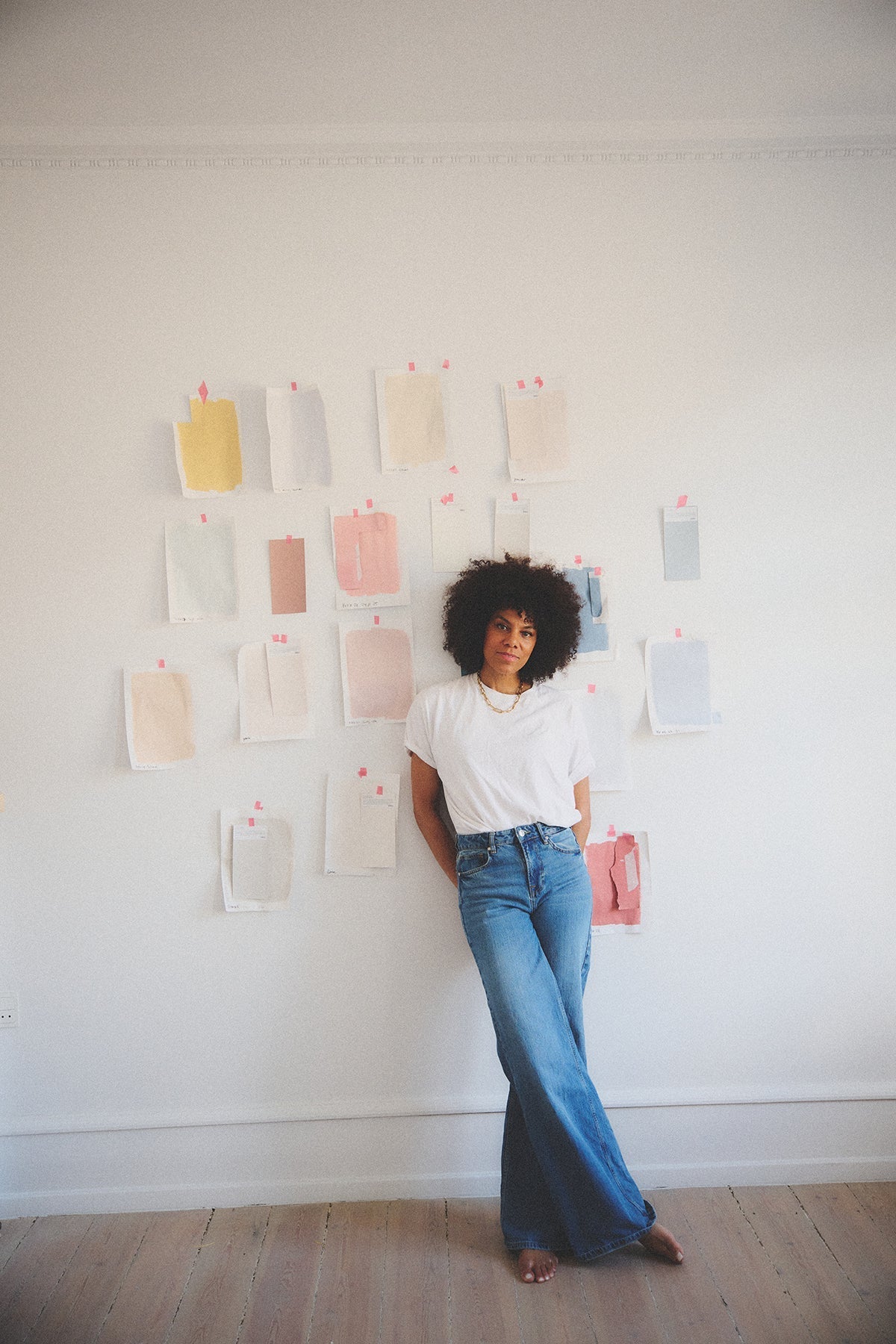 Textile designer Yvonne Koné