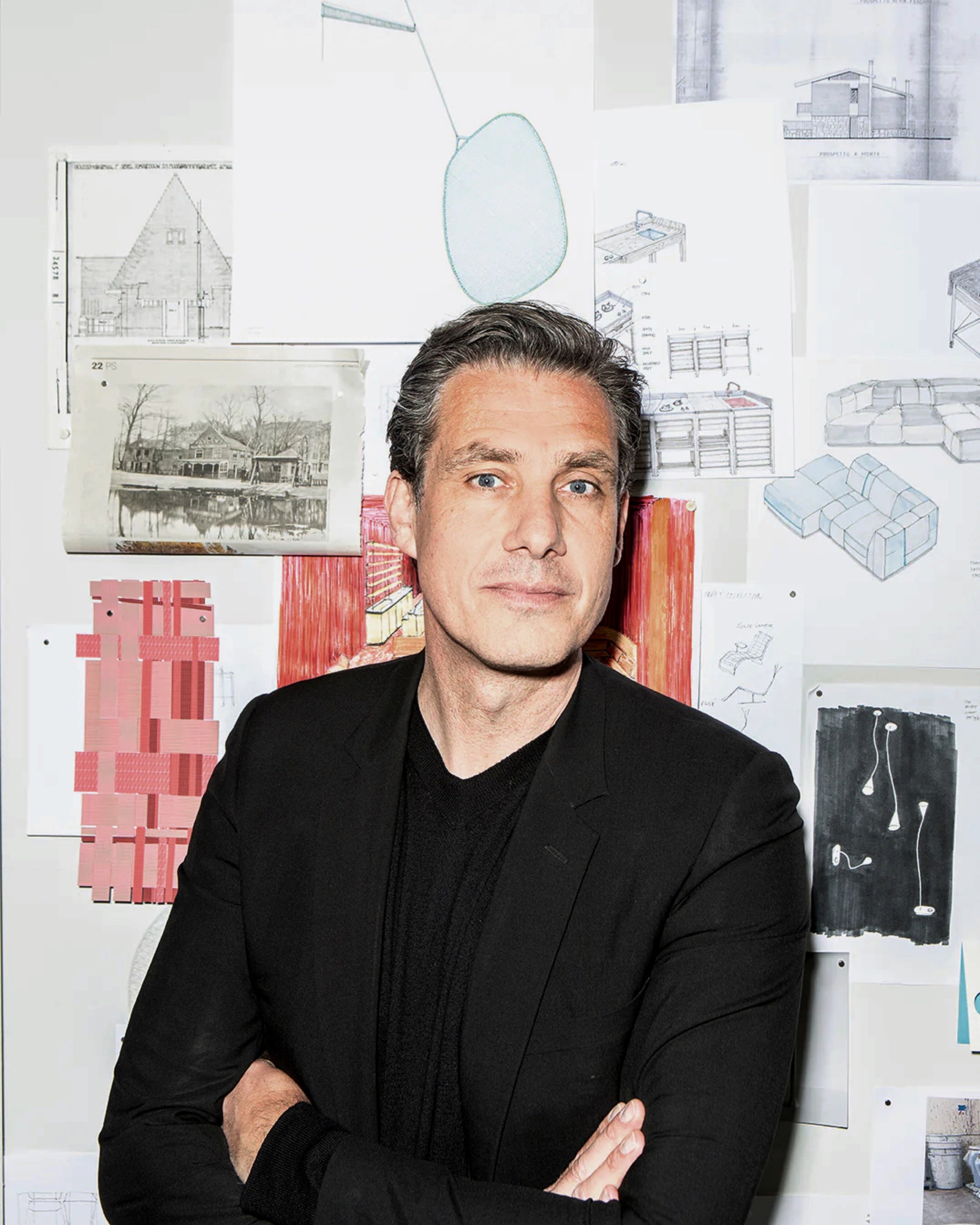 Portrait of Dutch designer Stefan Scholten.