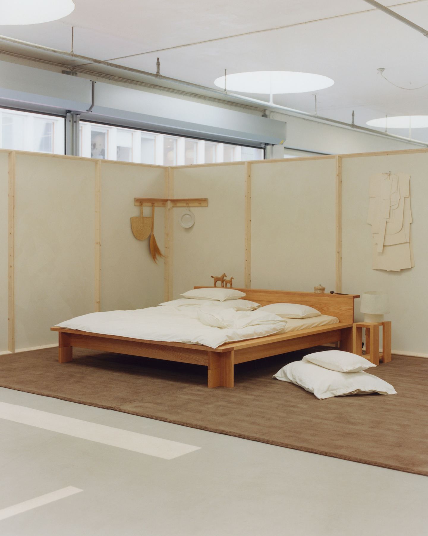 At the Threshold of Rest by RYE during 3daysofdesign 2025 featuring Blēo colours throughout the installation.