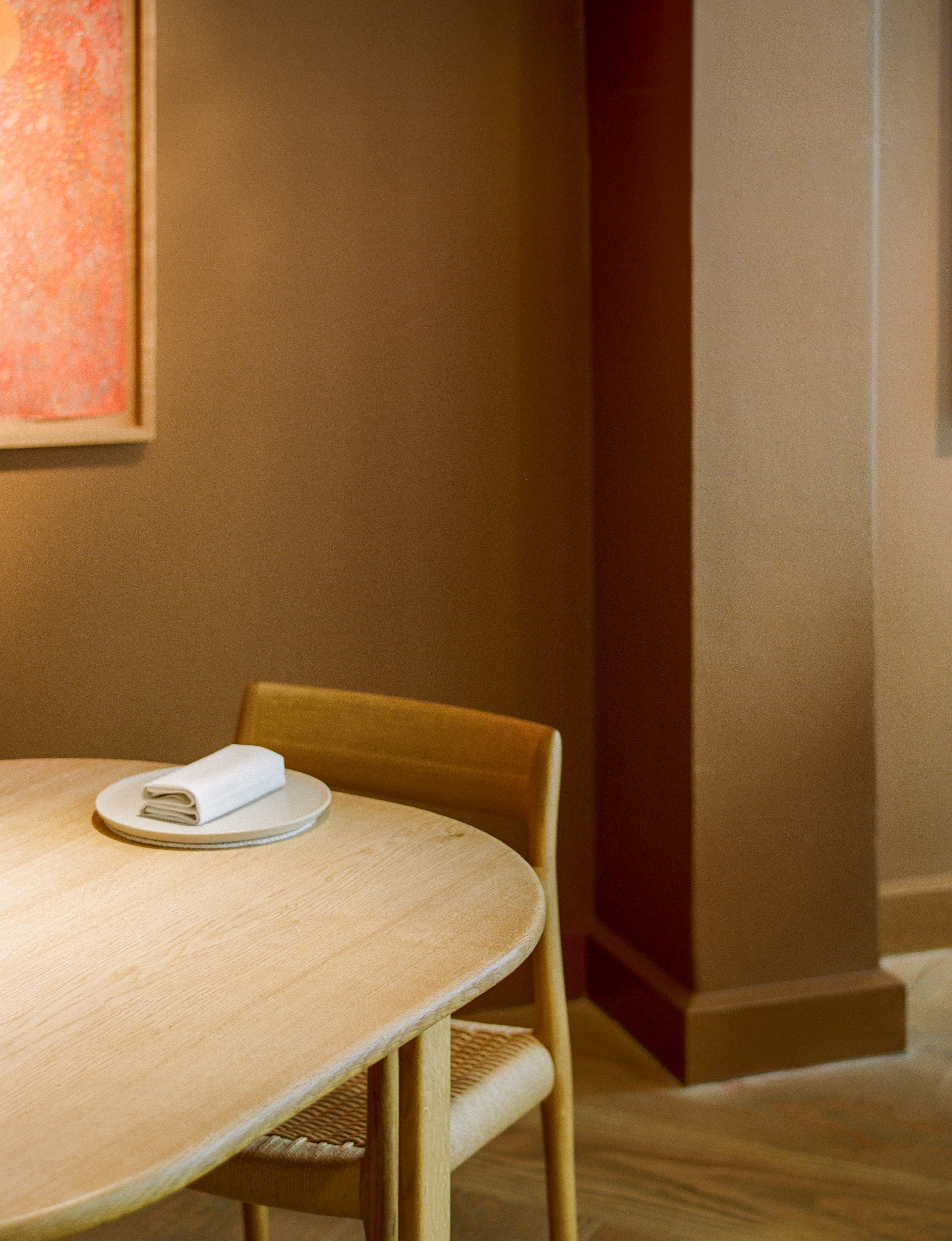 Faux Wood — a paint colour developed by Halleroed for Blēo