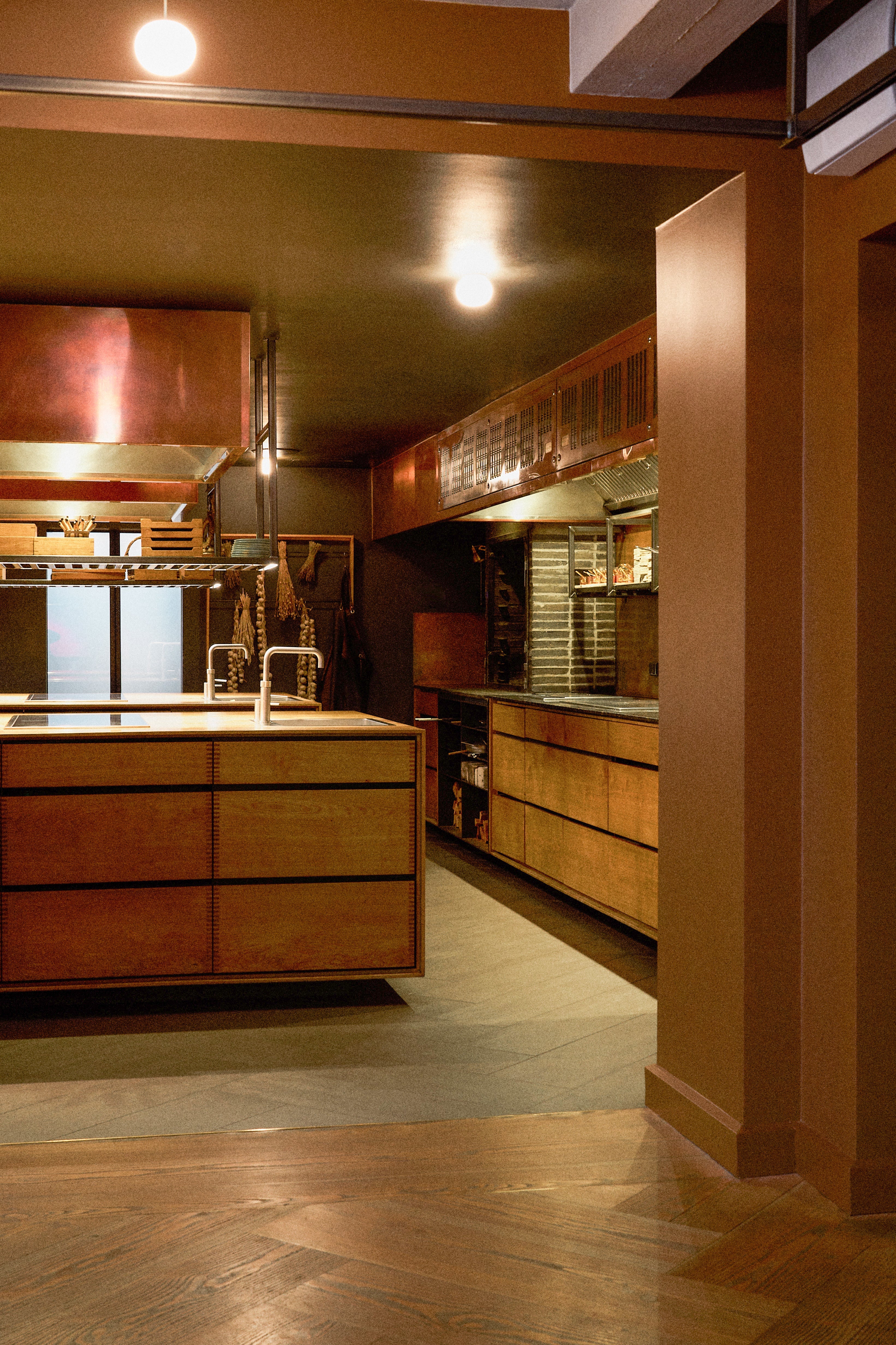 Faux Wood — a paint colour developed by Halleroed for Blēo