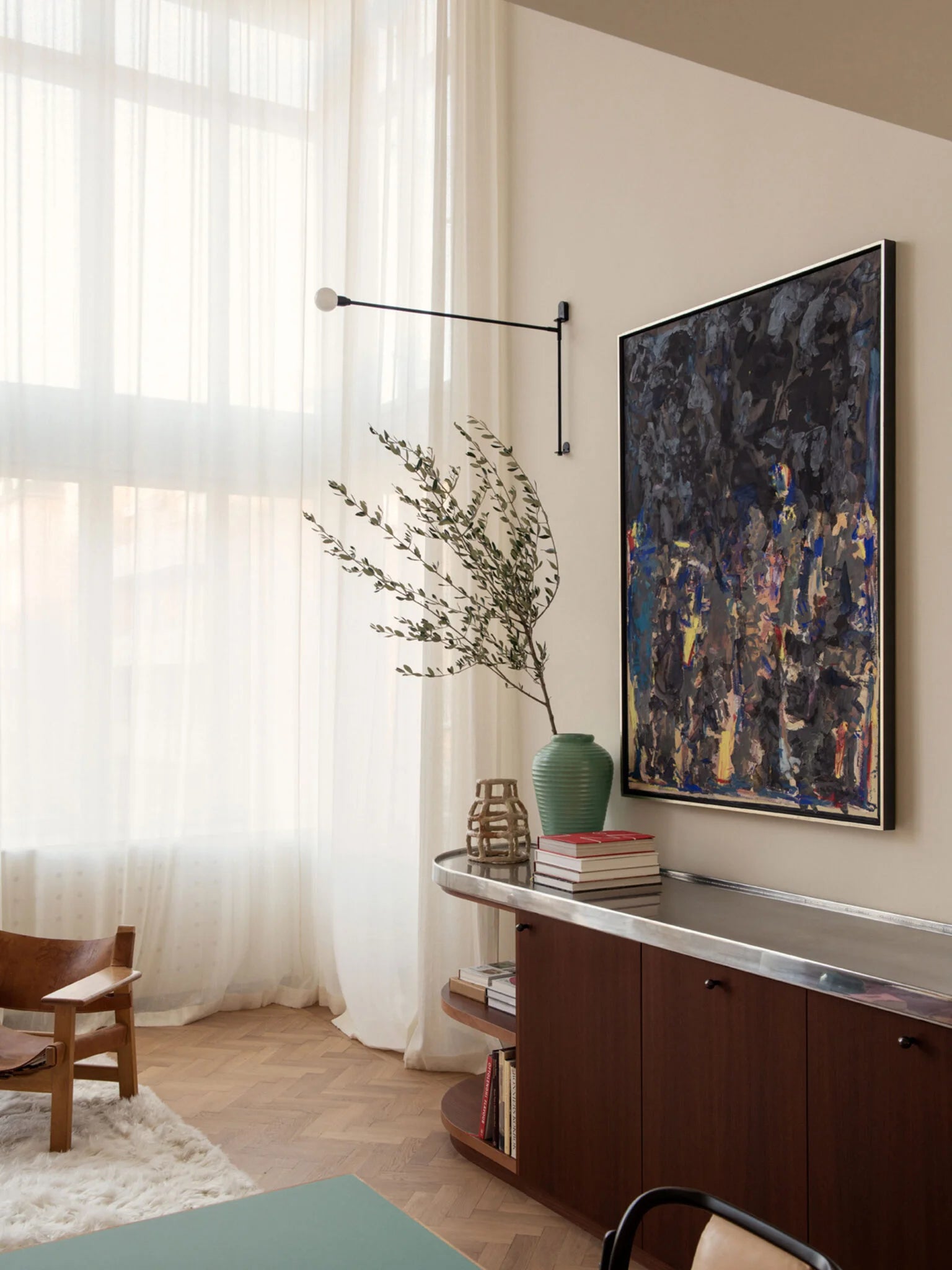  Apartment in Östermalm, Stockholm, painted in colours designed by Halleroed for Blēo Collective