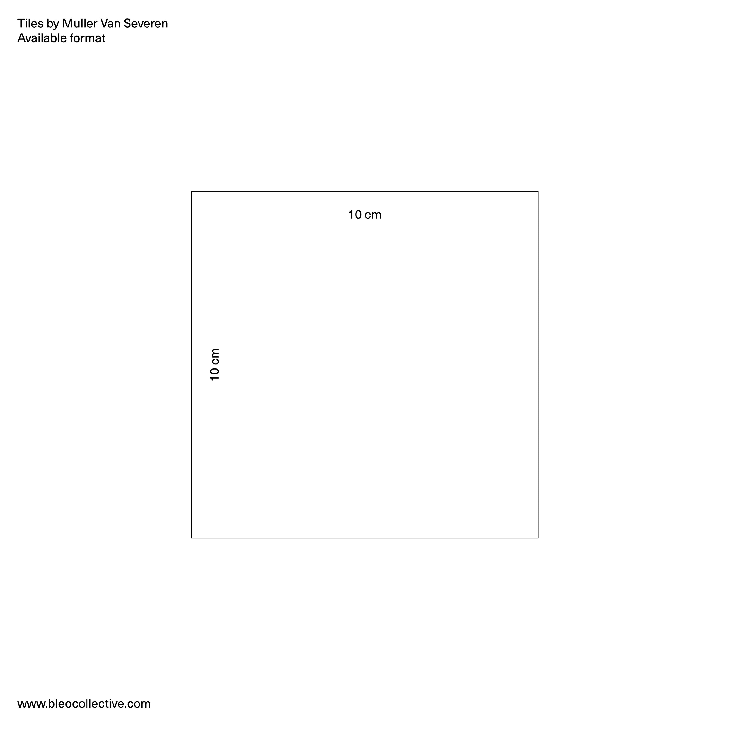 MU SE 05 Blue Tile by Muller Van Severen