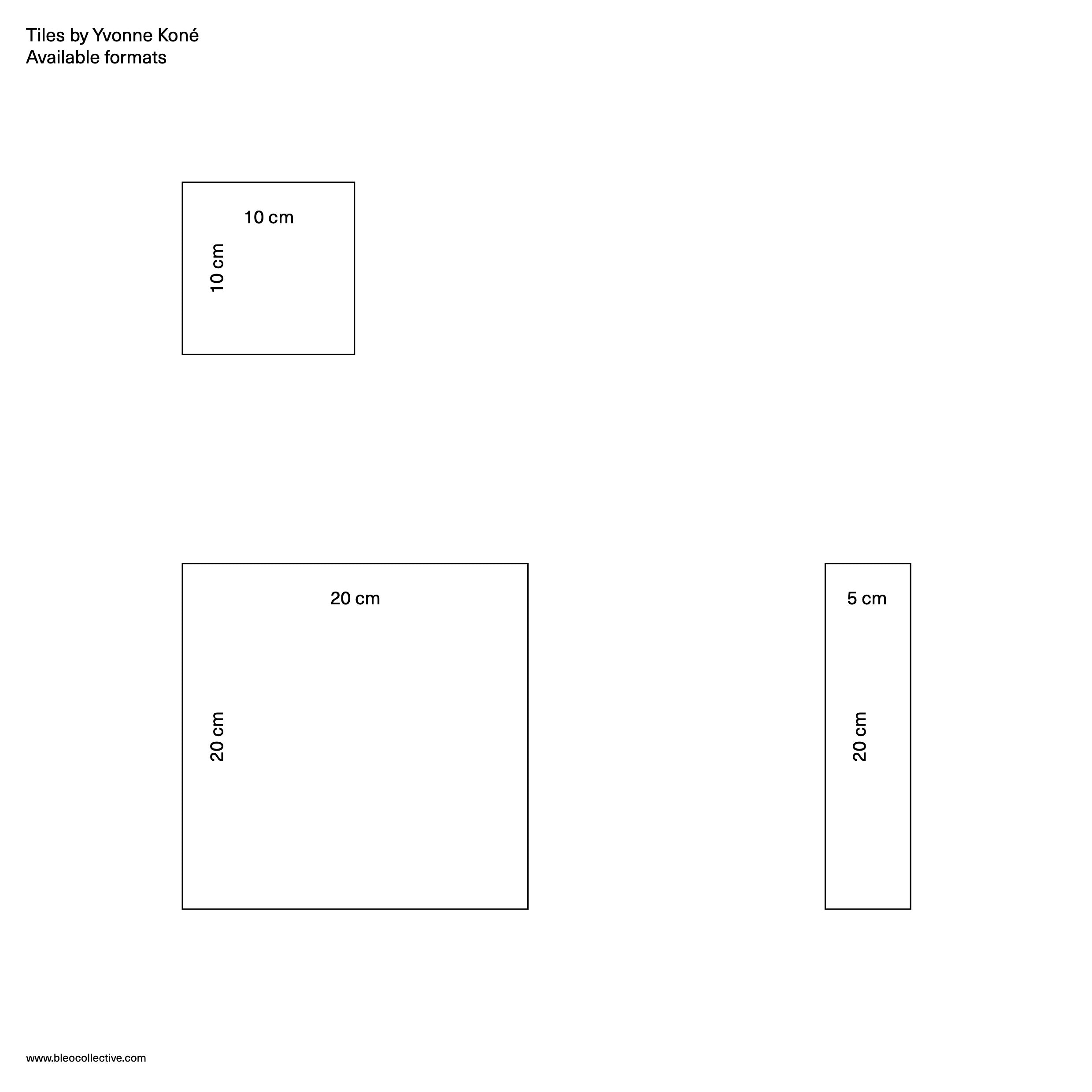 YV KO 03 Cement Tile by Yvonne Koné