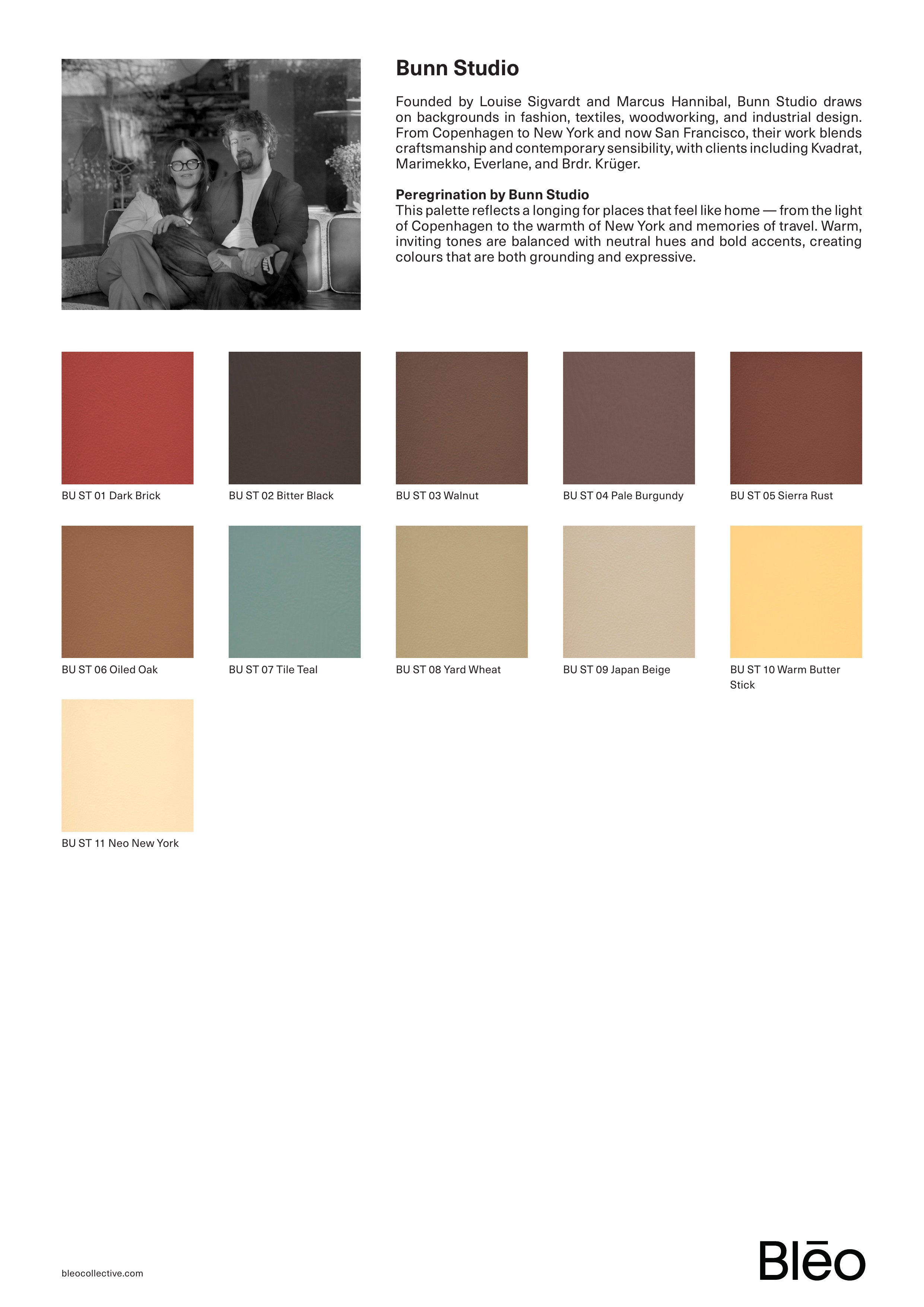 Peregrination by Bunn Studio — single sheet