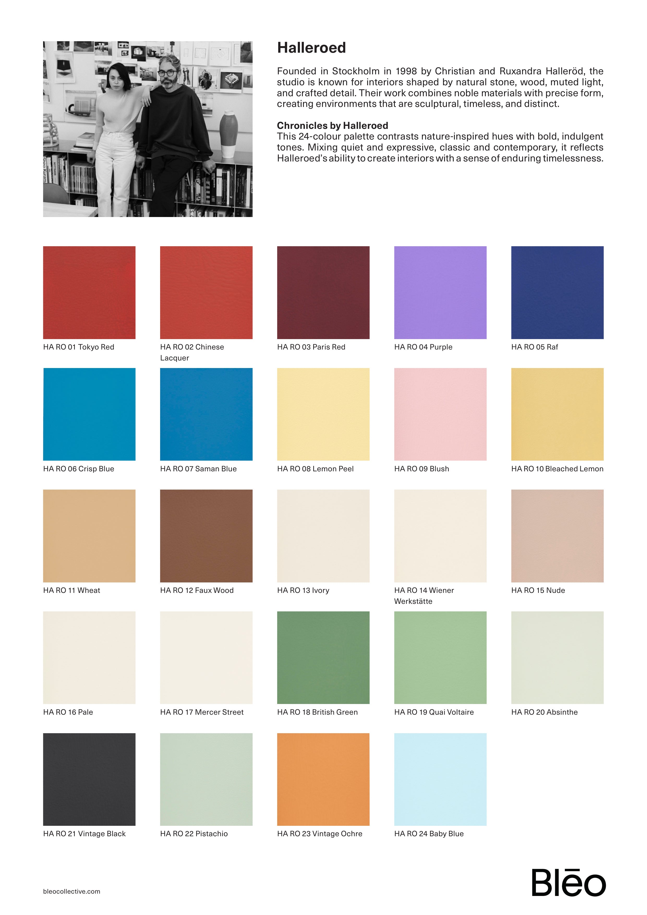 Chronicles by Halleroed — single sheet