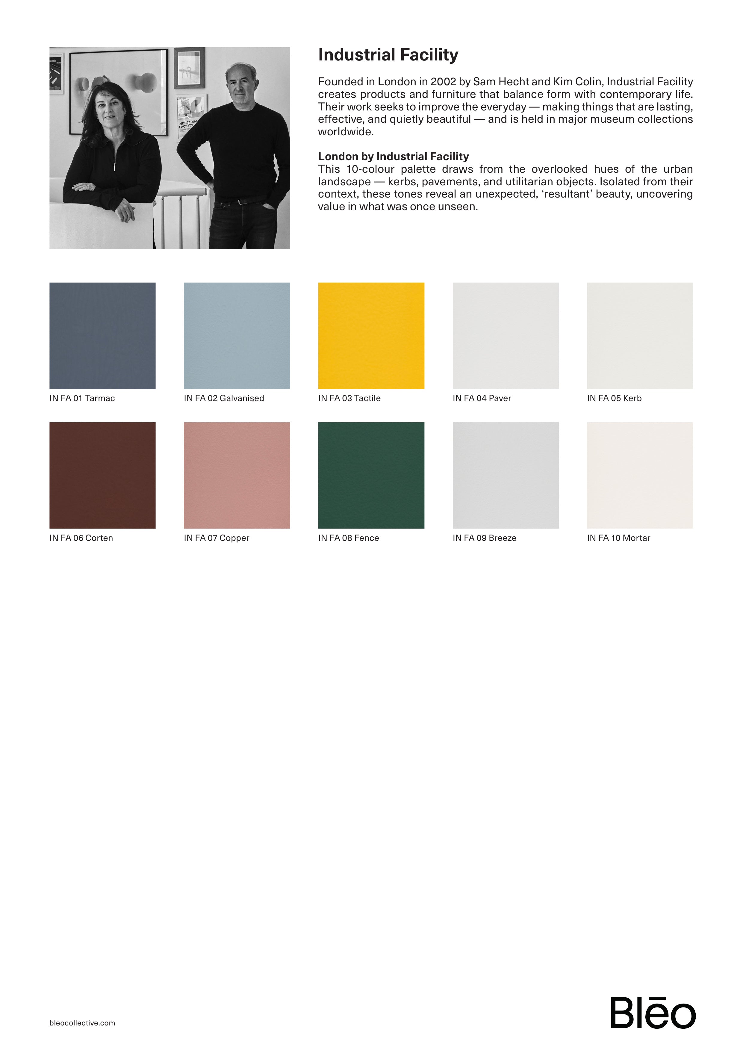 London by Industrial Facility — single sheet